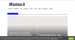 Desktop Screenshot of ilfazioso.com